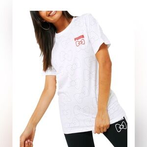 PUMA × HELLO KITTY Women's AOP Tee NWT - SZ L